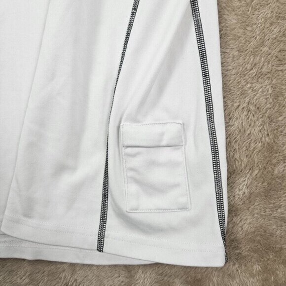 Lululemon Gym Workout Performance Athletic Men's T-Shirt White Short Sleeve Logo - Picture 9 of 10